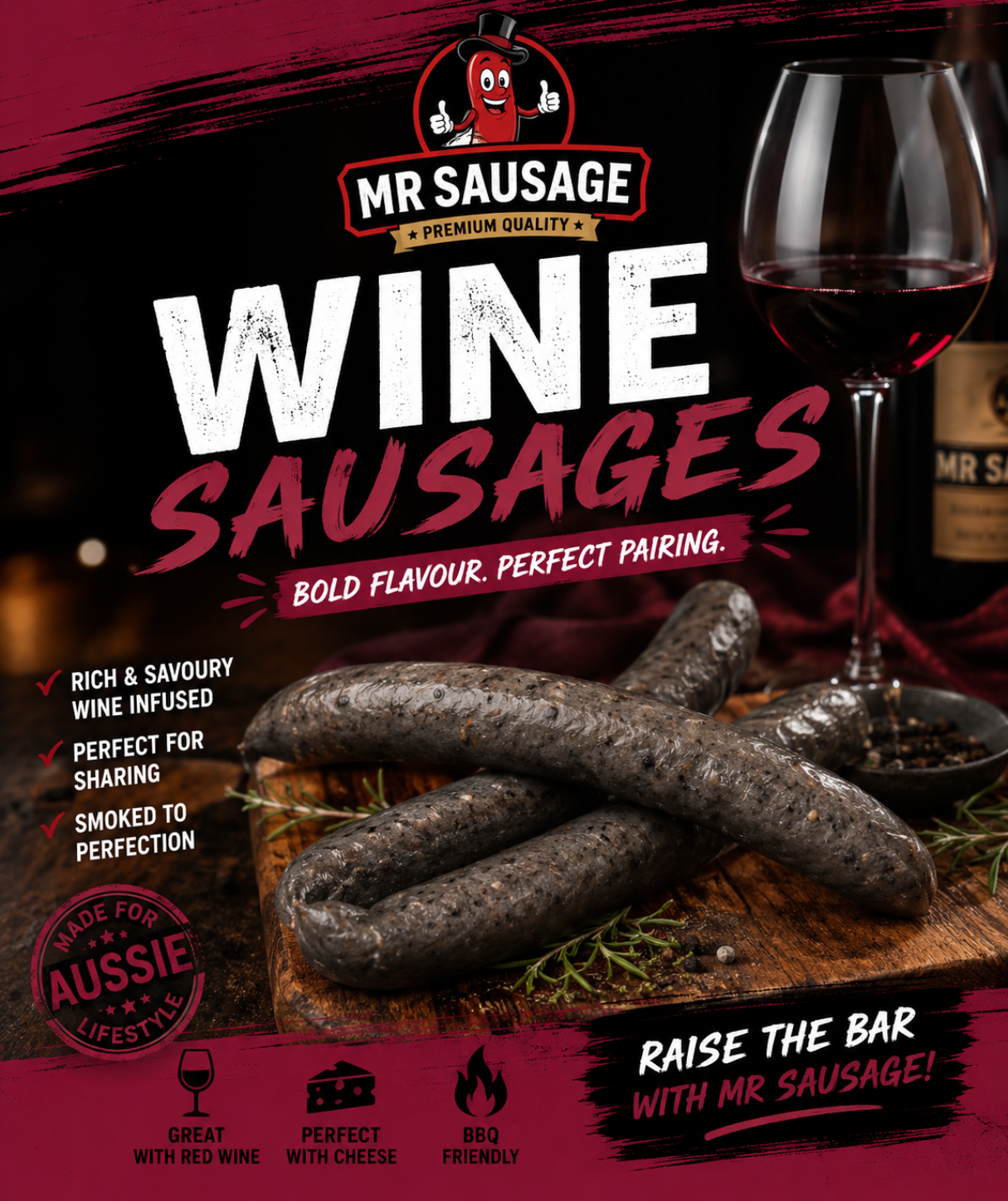 M.. Wine Kransky 1kg pack - $17.00 (Copy)